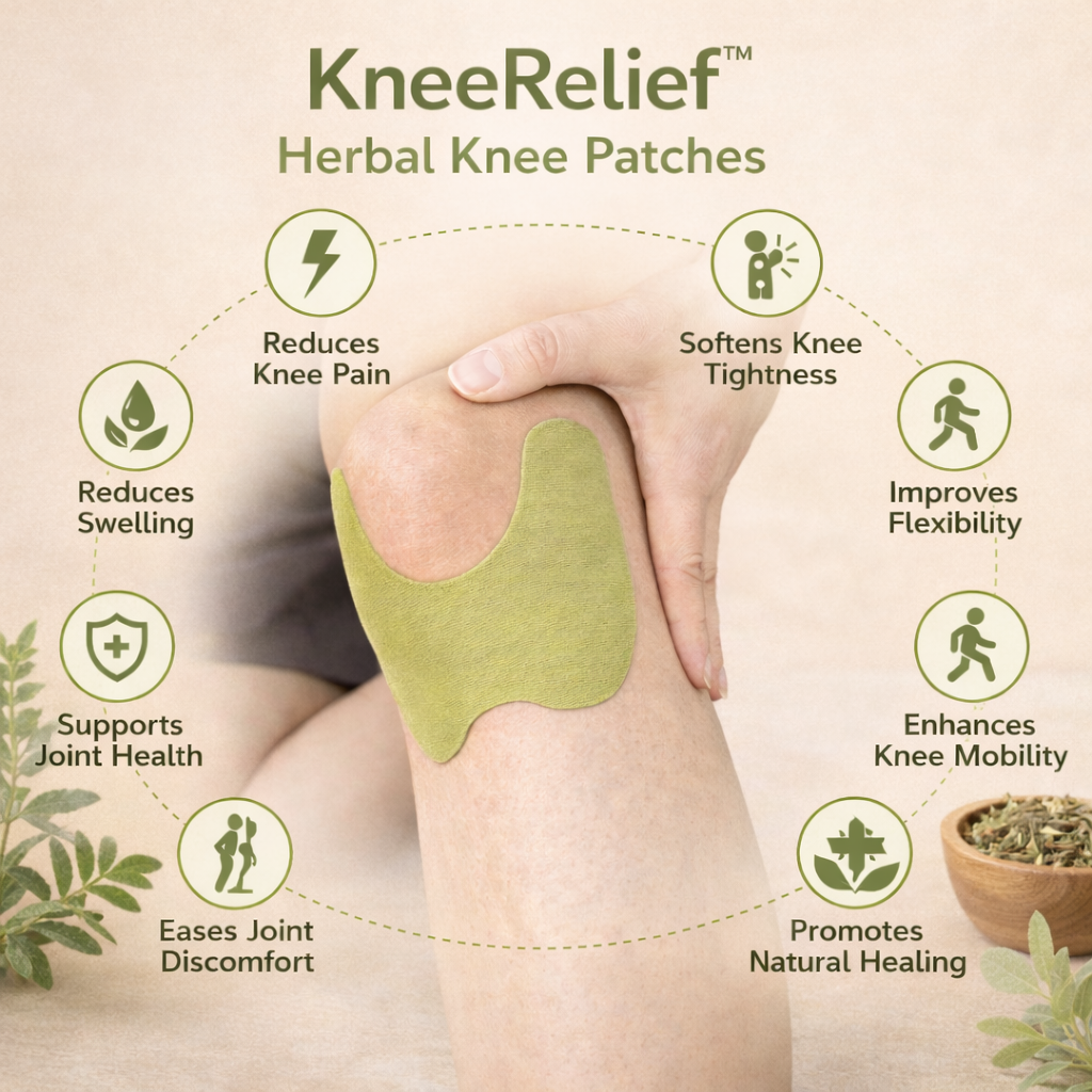 KneeRelief™ | Herbal Knee Pain Relief Patches | 20 Pieces