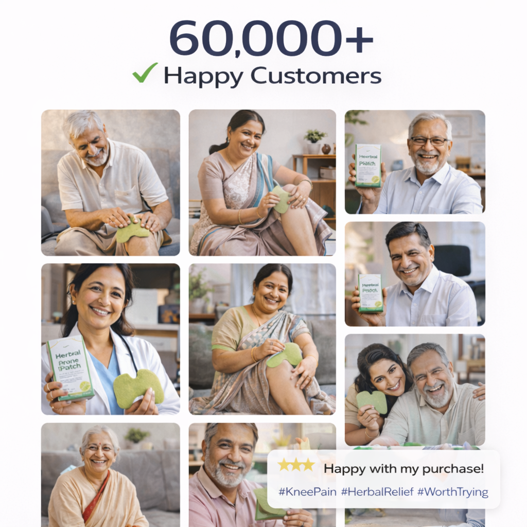 KneeRelief™ | Herbal Knee Pain Relief Patches | 20 Pieces