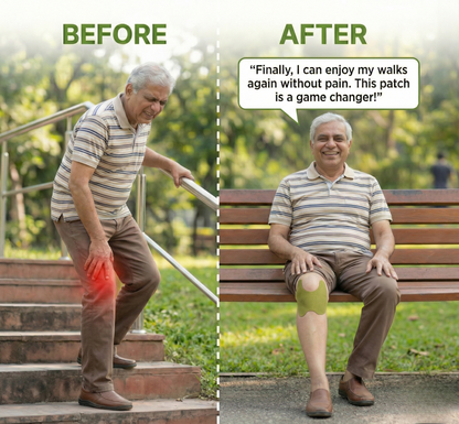KneeRelief™ | Herbal Knee Pain Relief Patches | 20 Pieces
